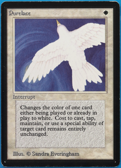 Purelace Beta PLD White Rare MAGIC THE GATHERING MTG CARD (ID# 500776) ABUGames - Image 1