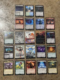 MTG Final Fantasy Card Lot of 19 Rares (1 Foil) and 3 Mythic M/NM - Image 1