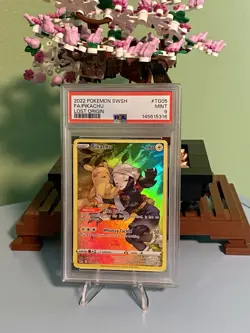 2022 POKEMON SWORD & SHIELD LOST ORIGIN #TG05 FULL ART/PIKACHU PSA 9 - Image 2