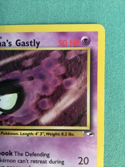 Pokemon 1st Edition Gym Heroes Sabrina's Gastly Common (93/132) - Image 2