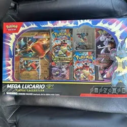 Pokemon: Mega Lucario ex - Figure Collection Box - Brand New & Factory Sealed! - Image 1