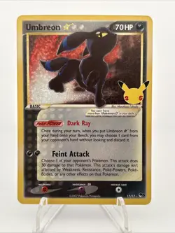 PSA 10 Worthy Umbreon Gold Star 17/17 Pokemon Celebrations PACK FRESH NM+ - Image 1