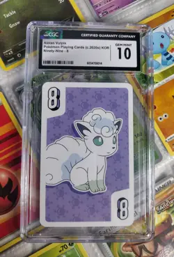 CGC Gem Mint 10 - Vulpix 2020 Deck Promo Rare Korean Pokemon Card with Goodies! - Image 1