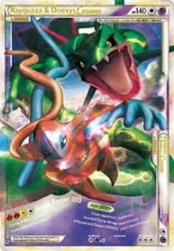 Rayquaza & Deoxys Legend Set - 89/90 + 90/90 - Pokemon Undaunted Ultra Rare LP - Image 1