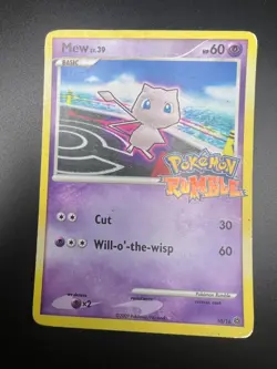 Mew - 10/16 - Pokemon Rumble Holo MP - Image 1