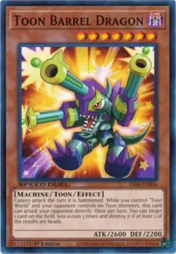 1x (NM) Toon Barrel Dragon - SS04-ENB06 - Common - 1st Edition YuGiOh - Image 1