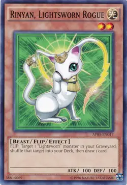 1x (NM) Rinyan, Lightsworn Rogue - AP05-EN017 - Common - Unlimited Edition YuGi - Image 1