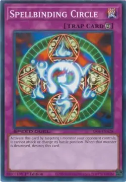 1x (NM) Spellbinding Circle - SS04-ENA28 - Common - 1st Edition YuGiOh - Image 1