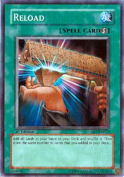 1x (LP) Reload - SD5-EN029 - Common - 1st Edition YuGiOh - Image 1