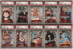 One Piece TCG - 25th Anniversary Collection - PSA 10 Sequential English Set - Image 1