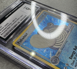 Pokemon Card Poliwhirl Reverse Holo CGC 9 Mint, EX Unseen Forces 68/115 2005 (1) - Image 5