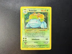 Pokemon TCG Venusaur Base Set Holo Unlimited Rare Card 15/102 - Image 1