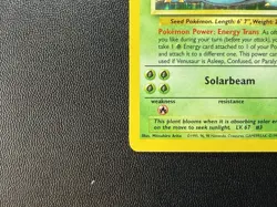 Pokemon TCG Venusaur Base Set Holo Unlimited Rare Card 15/102 - Image 4