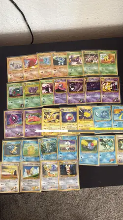 Nintendo Pokemon Japanese Base Set 30 Card Lot Pikachu Raichu Vintage 1996 - Image 1