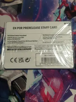 Perfect Order Prerelease Staff Promo 4 Cards Sealed!!! - Image 2
