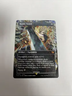 Buster Sword Borderless Nonfoil Card #0351 MTG LP - Image 1