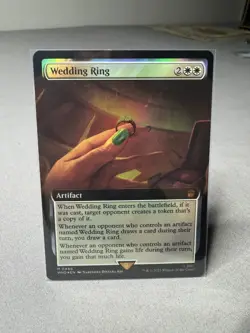MTG Wedding Ring EXTENDED ART FOIL Universes Beyond: Doctor Who 468 NM - Image 1