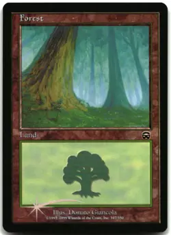 MTG Forest () FOIL L Mercadian Masques 347 LP - Image 1