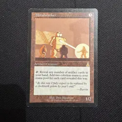 Magic: The Gathering Metalworker Artifact Creature Urza's Destiny Rare LP - Image 1