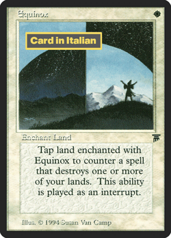 MTG Equinox ** Legends ** Italian (NM) - Image 1
