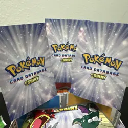 Pokemon Database Shiny Set Nidoran Nidorina Nidoqueen Sparkle Holo Set Of 3 - Image 5