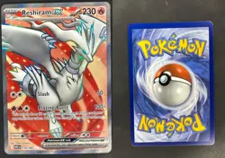 RESHIRAM EX 158/086 ULTRA RARE WHITE FLARE POKEMON NM - Image 3