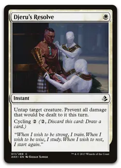 Djeru's Resolve #11 (NM) Amonkhet AKH Magic MTG - Image 1