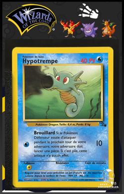 Carte Pokemon Hypotrempe 49/62 Edition 2 ED2 Unlimited Fossile Wizards FR 3 - Image 1