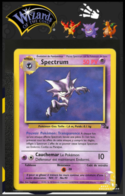 Carte Pokemon Spectrum 21/62 Edition 2 ED2 Unlimited Fossile Wizards FR - Image 1