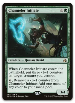 Channeler Initiate #160 (NM) Amonkhet AKH Magic MTG - Image 1
