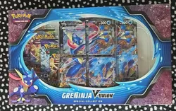 2021 Pokemon Greninja V-Union Special Collection Box Sword & Shield Sealed - Image 1