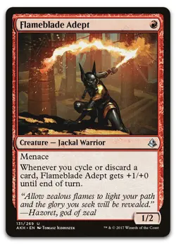 Flameblade Adept #131 (NM) Amonkhet AKH Magic MTG - Image 1