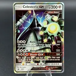 Pokemon TCG Celesteela GX - SM67 SM Black Star Promo SM67 Holo Promo NM - Image 1