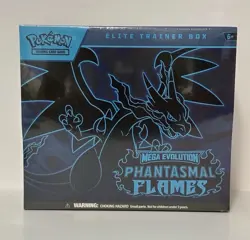 Pokemon TCG Mega Evolution Phantasmal Flames Elite Trainer Box New Factory Seal - Image 2