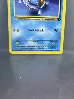 Pokemon TCG Squirtle 68/82 Team Rocket 1st Edition Non-Holo Regular NM - Image 4