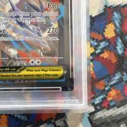 Pokemon TCG Mega Lucario ex Special Illustration Rare Holo Me01 179/132 PSA 9 - Image 3