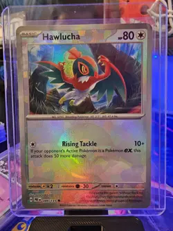 Pokemon TCG Hawlucha Poke Ball Pattern Reverse Holo 089/131 Prismatic Evolutions - Image 2
