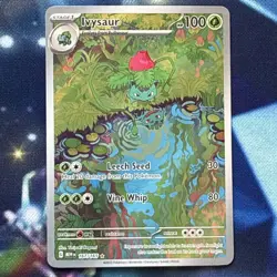 Pokemon TCG - Ivysaur 167/165 - Scarlet & Violet 151 - Illustration Rare - NM+ 1 - Image 1