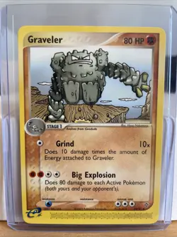 2003 Graveler 29/97 Pokemon Dragon Non-Holo Near Mint - Image 1