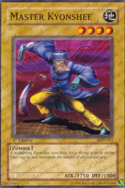 1x (LP) Master Kyonshee - PGD-053 - Common - 1st Edition YuGiOh - Image 1