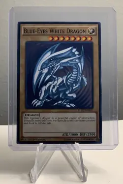 BLUE-EYES WHITE DRAGON *** (ORIGINAL ART) 1st Edition LDK2-ENK01 YUGIOH 1996 - Image 1