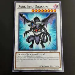YuGiOh Dark End Dragon (Asian English) CR05-AE032, Common, not RA03, LCGX, RYMP - Image 1
