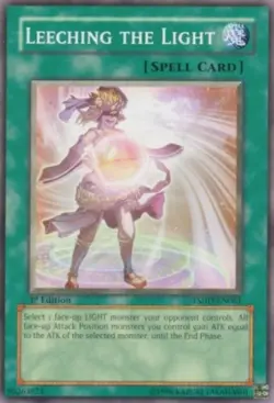 1x (NM) Leeching the Light - TSHD-EN061 - Common - Unlimited Edition YuGiOh - Image 1