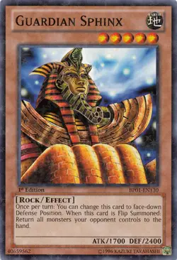 1x (P) Guardian Sphinx - BP01-EN130 - Starfoil Rare - 1st Edition YuGiOh - Image 1