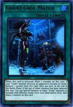 1x (NM) Gouki Cage Match - DUPO-EN024 - Ultra Rare - 1st Edition YuGiOh - Image 1