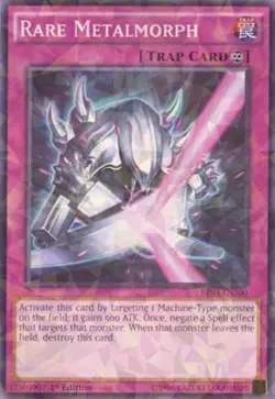 1x (NM) Rare Metalmorph - BP03-EN200 - Shatterfoil - 1st Edition YuGiOh - Image 1