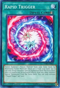 1x (NM) Rapid Trigger - SDRR-EN023 - Common - 1st Edition YuGiOh - Image 1