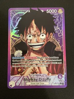 Monkey.D.Luffy Leader Alternate Art Holo OP05-060 One Piece - Image 1