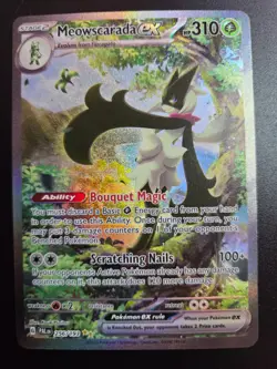 Meowscarada ex 256/193 Special Illustration Rare Paldea Evolved Pokemon Card -NM - Image 1