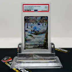 PSA 9 MINT Glaceon V Alt Art #077/069 Eevee Heroes Japanese Pokemon Cards - Image 1